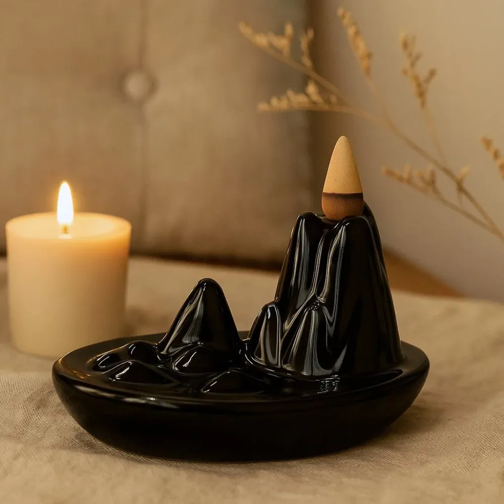 Visszaáramló vízesés füstölőtartó – Mini hegy