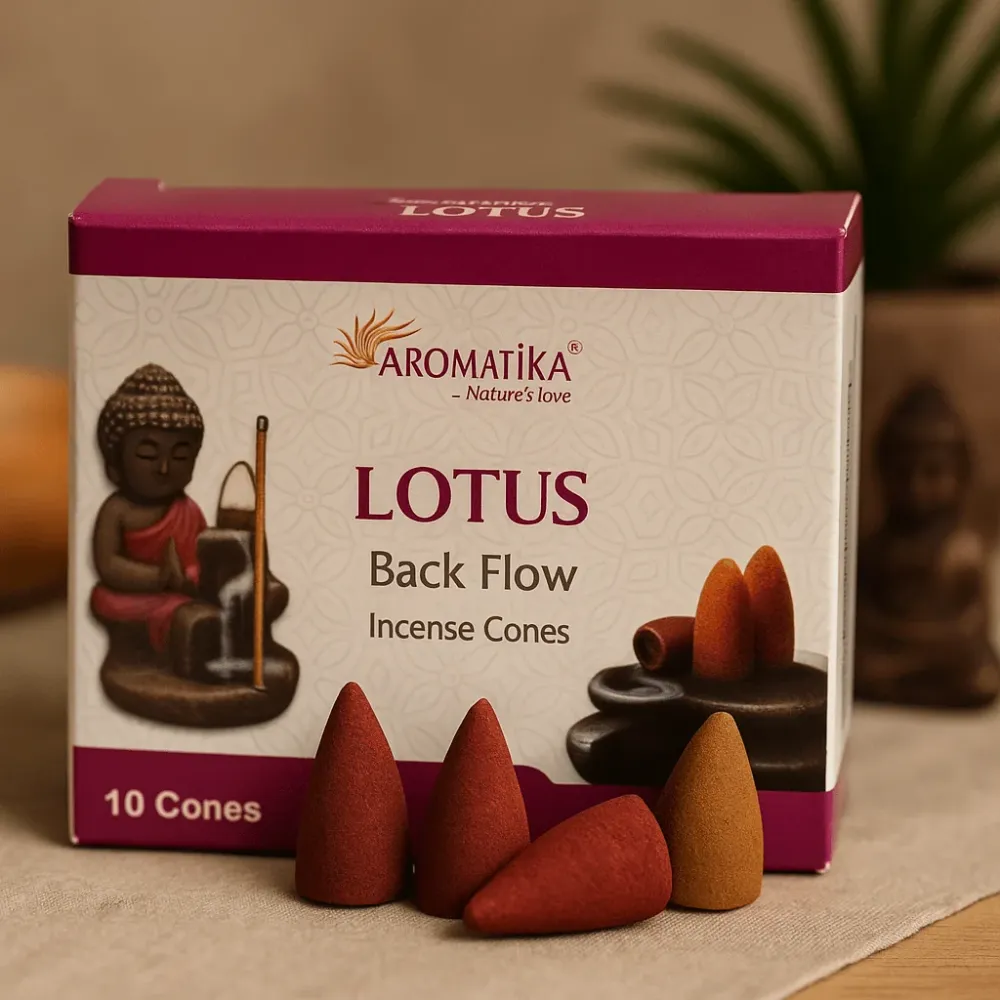 Visszafolyó füstölő kúpok Lótusz 10 kúp Aromatica