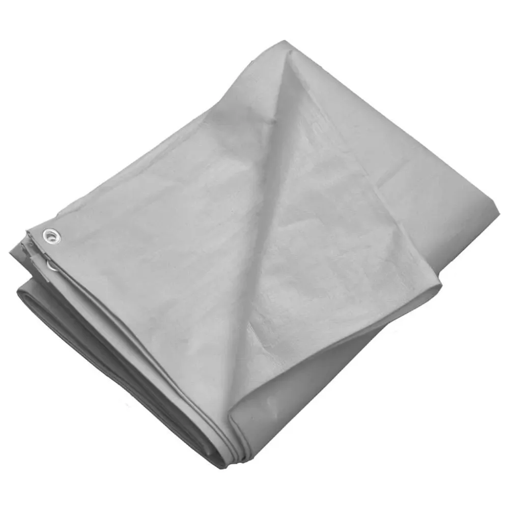 vidaXL szürke HDPE takaróponyva 260 g/m² 8 x 12 m