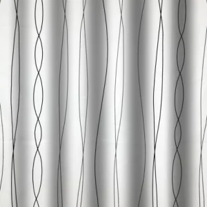 Zuhanyfüggöny - LINES - Impregnált textil - 180 x 200 cm