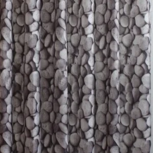 Zuhanyfüggöny - NEW STONE - Impregnált textil - 180 x 200 cm